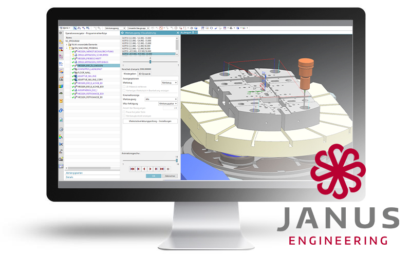 Janus Engineering 測量 NX Cam