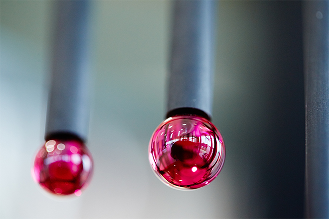 紅寶石測針球搭配碳纖維測針桿