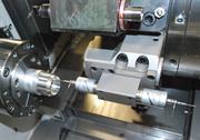 LP2 twin touch probe installation on a Mori-Seiki mill-turn machine at Renishaw's Stonehouse machine shop