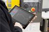 Using Set and Inspect Program builder mode on a Windows® tablet with a Fanuc control
