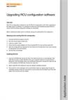Application note:  Upgrading RCU configuration software