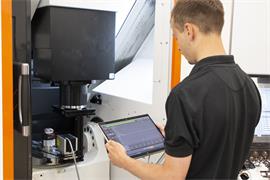 XM-60 rotary measurement performed on a machine tool